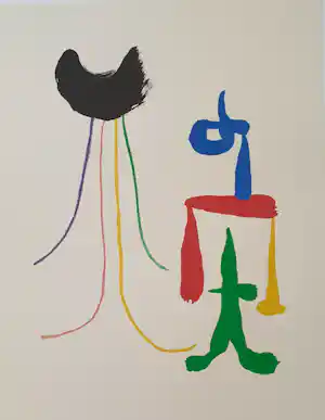 Joan Miro - Parler seul vendu pour 95€ !