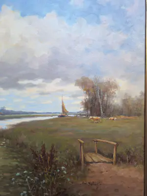 Jan Schaeffer - Sfeervol Hollands landschap kopen? Bied vanaf 250!