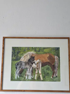 Harm Kamerlingh Onnes - Paarden in de wei in de lente kopen? Bied vanaf 425!