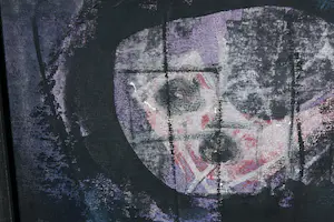 Kees Keus - Gemengde techniek op doek, Figuur - Ingelijst kopen? Bied vanaf 250!