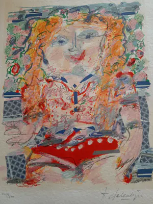 Kees Salentijn - Zeefdruk, Nina de Vacaciones kopen? Bied vanaf 35!