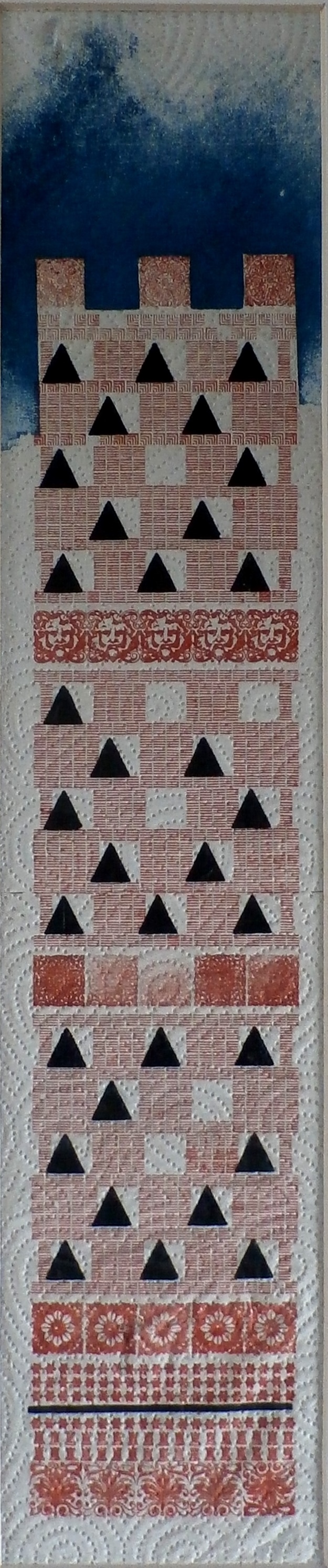 Frans de Jong - abstracte/geometrische voorstelling verkocht voor € 45!