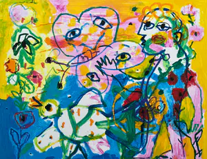 Hans Truijen - handgesigneerde zeefdruk | 'Happy day' | 1993 kaufen? Bieten Sie von 1!