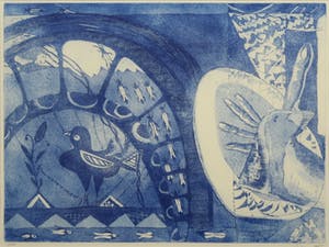 Rien Bakker - Ets en aquatint, Zonder titel - Ingelijst kopen? Bied vanaf 1!