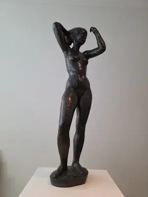 Flory Italianer - Staand vrouwelijk naakt - Groot beeld! kopen? Bied vanaf 1650!