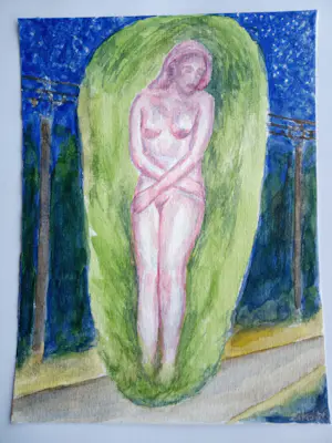 Reinout Zikel - Vrouwelijk Naakt in Landschap kopen? Bied vanaf 135!