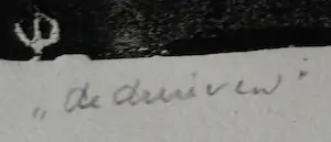 Jeanne Bieruma Oosting - Kleuren ets: "Druiven" kopen? Bied vanaf 450!