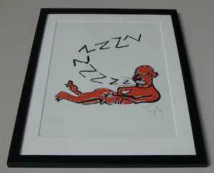 Alexander Calder - Lettera Z Photolithographie 1974 Bolaffi Arte signiert, gerahmt kopen? Bied vanaf 170!