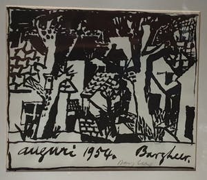 Eduard Bargheer - Lithografie Blankenese im Winter und Blick auf die Elbe kopen? Bied vanaf 180!