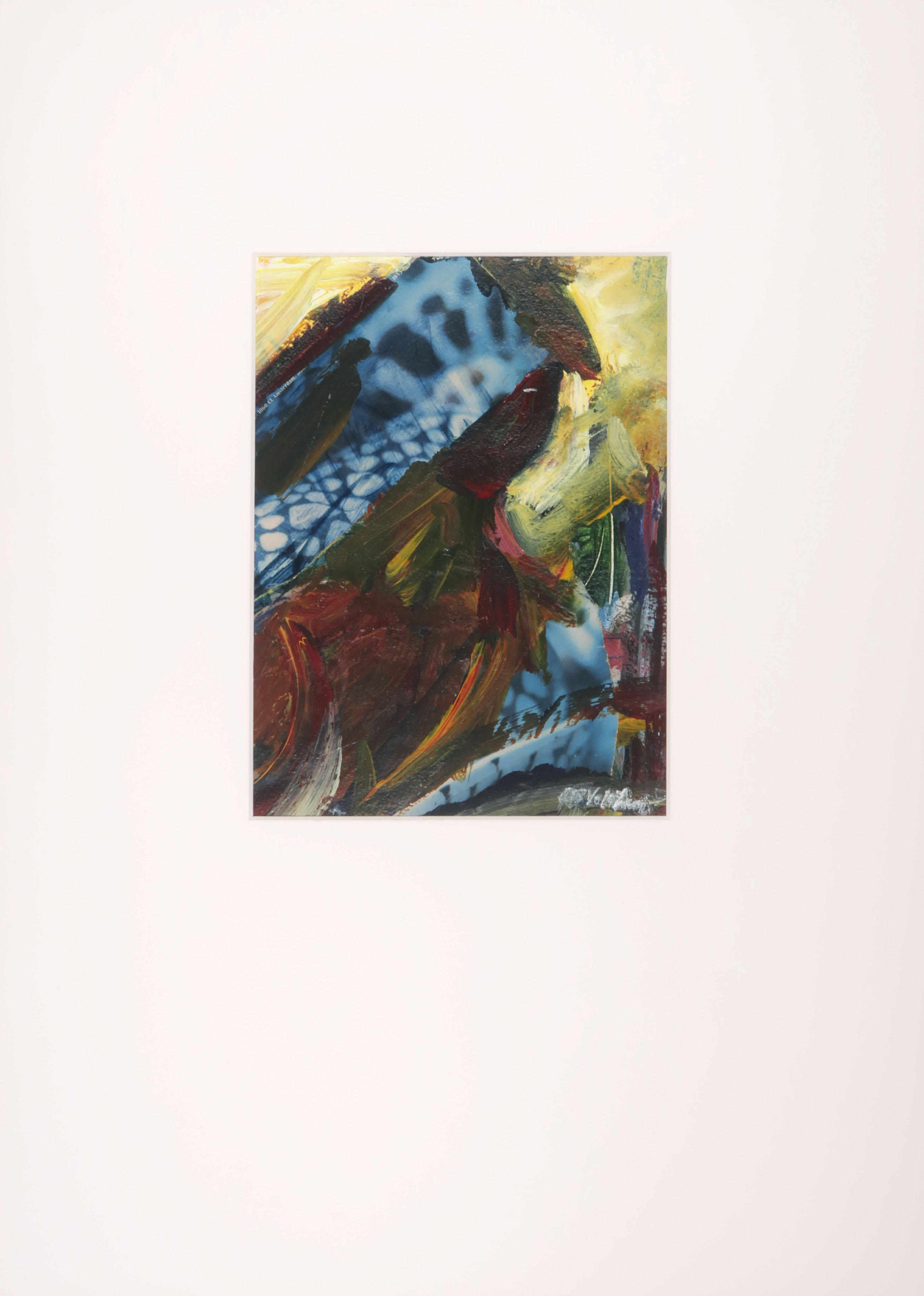 Betty Velthuys - Acryl op papier, Zonder titel kopen? Bied vanaf 20!