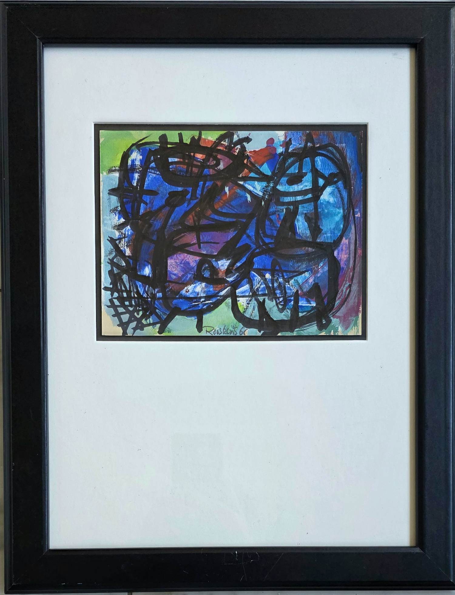 Anton Rooskens - Abstracte compositie kopen? Bied vanaf 1475!