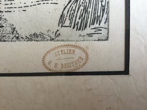George Hendrik Breitner - Trampaarden, ets met atelierstempel kopen? Bied vanaf 100!