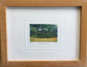 Giorgio Ferrari - Campagne Toscane | Lot van 3 ingekleurde etsen kopen? Bied vanaf 50!