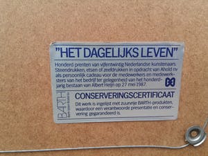 Marian Plug - ‘s Zondags: aan zee - Ahold 'Het Dagelijks Leven' - kunstwerknummer 33 kopen? Bied vanaf 45!