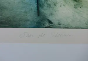 Ad Arma - Kleurets, onder de horizon - Ingelijst (zonder glasplaat) kopen? Bied vanaf 75!