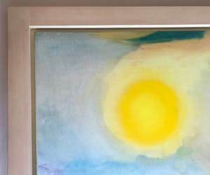 Susan Schildkamp - Zon (groot doek gemengde techniek) kopen? Bied vanaf 151!