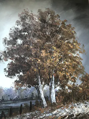 Henner Knauf - Winter landschap kopen? Bied vanaf 15!