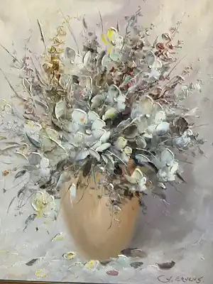 Gerardus Johannes Ernens - Pot met bloemen. vendu pour 75€ !
