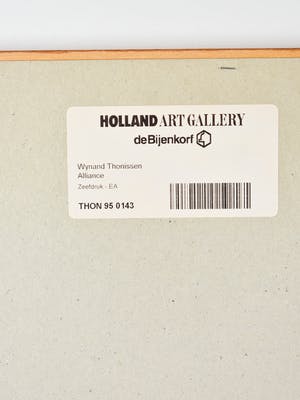 Wijnand Thönissen - Alliance - Ingelijst - Groot - E.A. kopen? Bied vanaf 1!