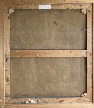 Henk Vierveijzer - Frightened Image - pasteus olieverf op doek kopen? Bied vanaf 350!