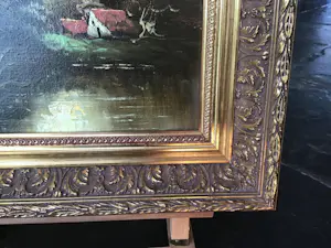 Niet of onleesbaar gesigneerd - Landschap Hollandse school. kopen? Bied vanaf 1!