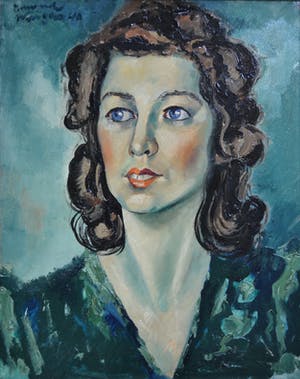 Edmond Wingen - Portret dame kopen? Bied vanaf 60!