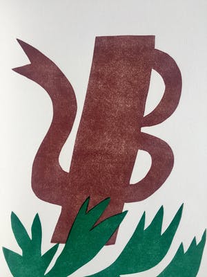 Klaas Gubbels - linosnede uit 1998 - oplage 125. kopen? Bied vanaf 175!