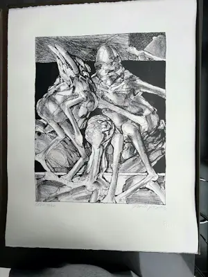 Fred Bervoets - Map 'Dimensie' met 10 litho's van o.a. Fred Bervoets kopen? Bied vanaf 100!