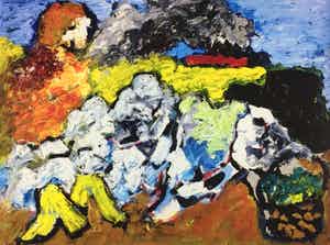 Jan Sierhuis - litho, ZT. 2005 verkocht voor € 70!