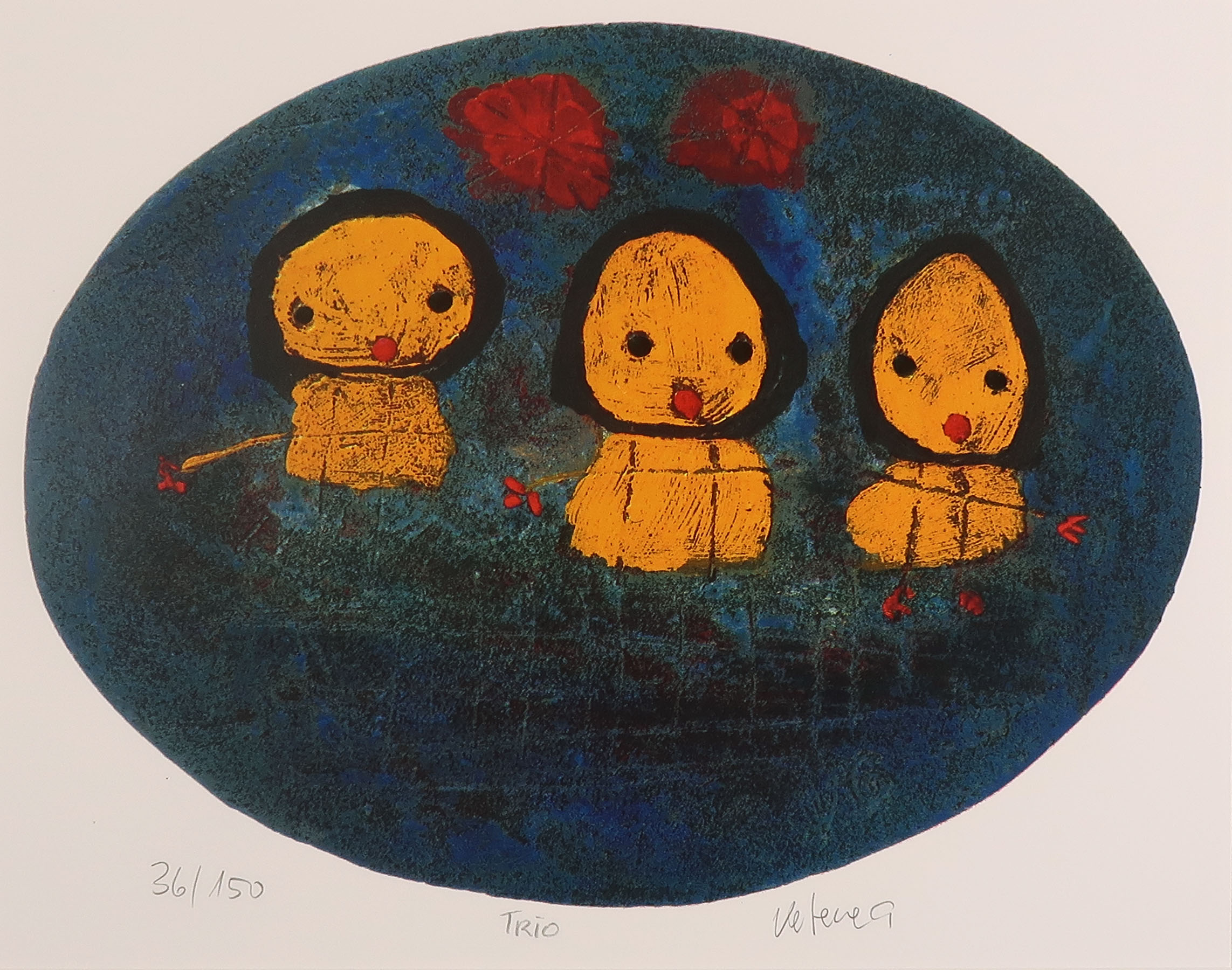 Giovanni Vetere - Zeefdruk, Trio kopen? Bied vanaf 20!