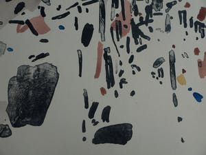 Oskar Koller - Lithographie und Aquarell, Ohne Titel – 1969 - Auflage: 50 kopen? Bied vanaf 1!