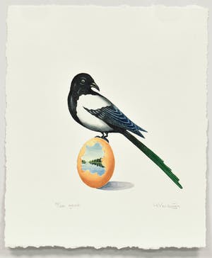 Niet of onleesbaar gesigneerd - Den Magpie , Den Merel & Den Fiskmås kopen? Bied vanaf 1!