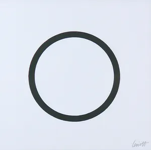 Sol LeWitt - Unieke (!) zeefdruk uit de serie 'Five Geometric Figures in Five Colors' - Ingelijst kopen? Bied vanaf 1!