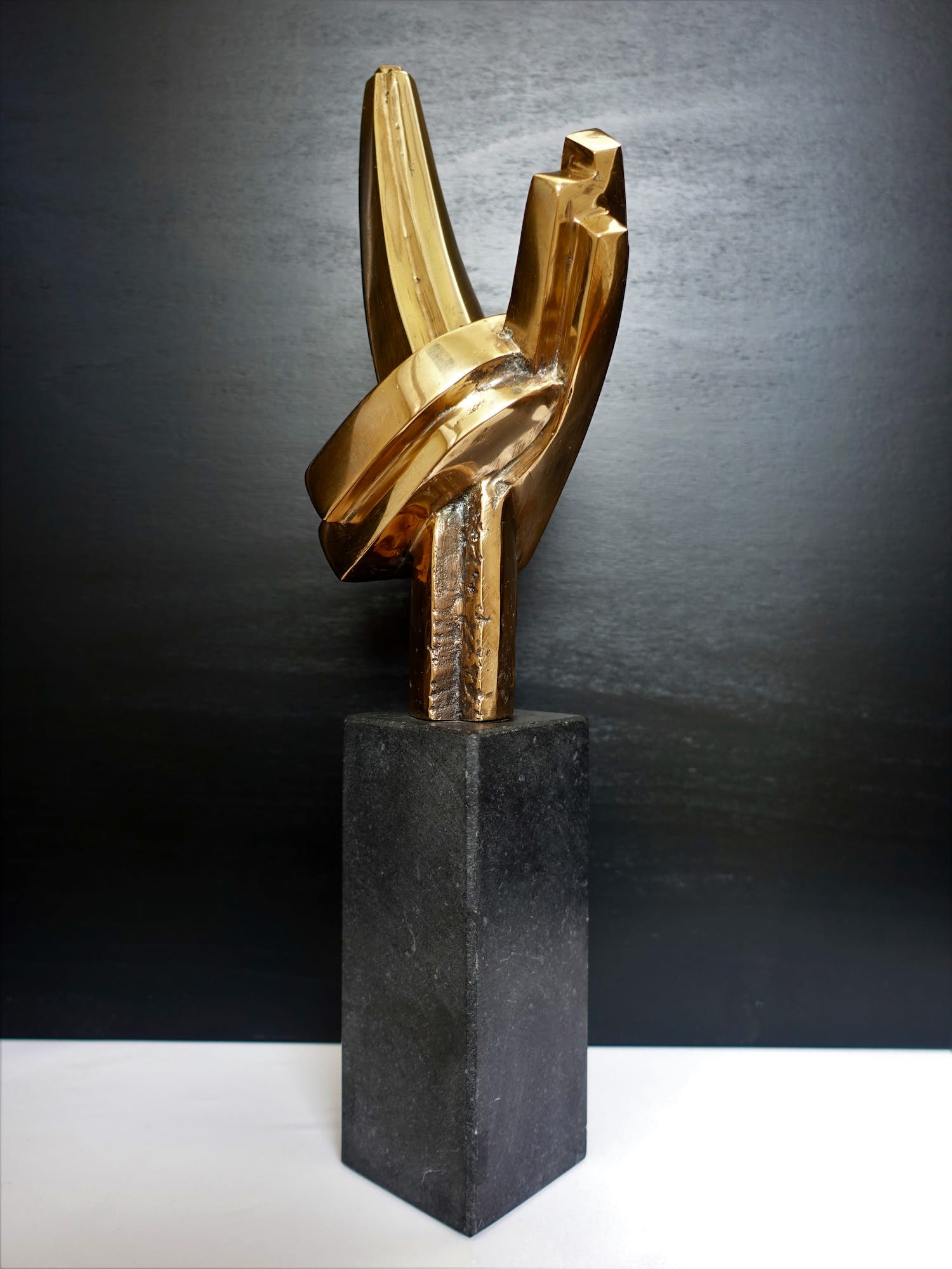 Brons (Onbekend) - gepolijst abstract brons, zeer mooi. kopen? Bied vanaf 325!