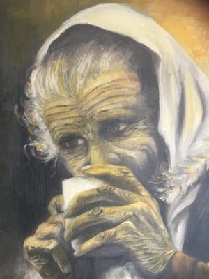 Niet of onleesbaar gesigneerd - Oude vrouw kopen? Bied vanaf 10!