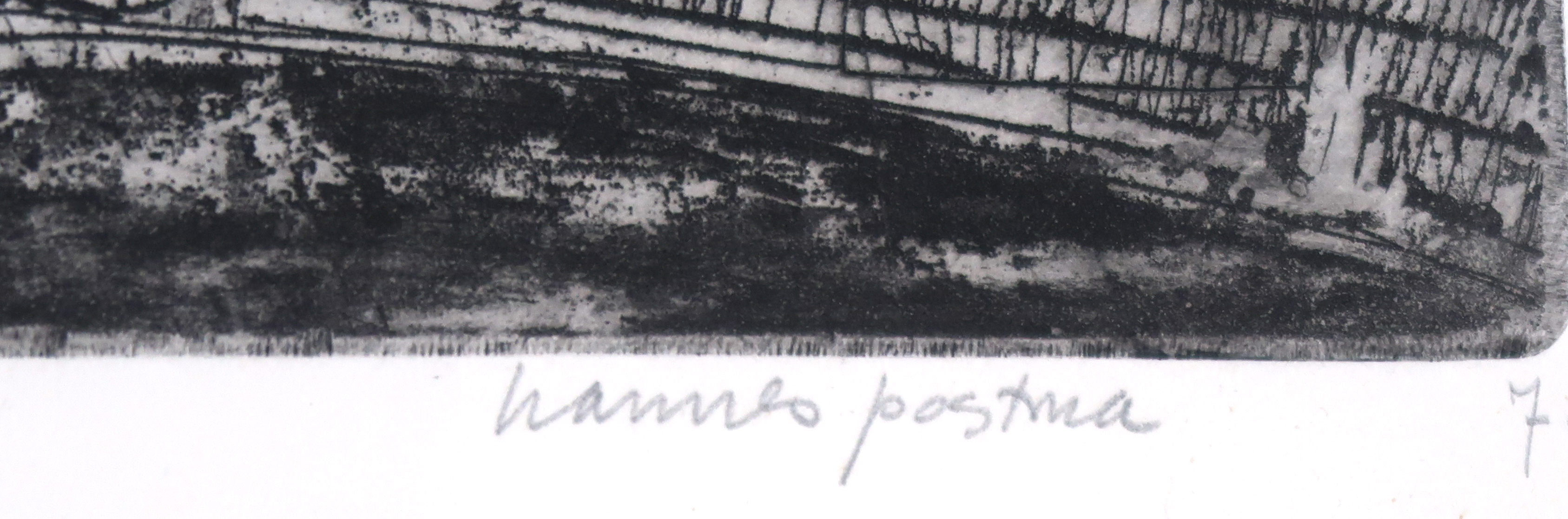 Hannes Postma - Ets, Onder de poolcirkel kopen? Bied vanaf 35!