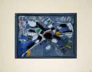 Agnes van den Brandeler - Gouache, Abstracte compositie verkauft für € 80!