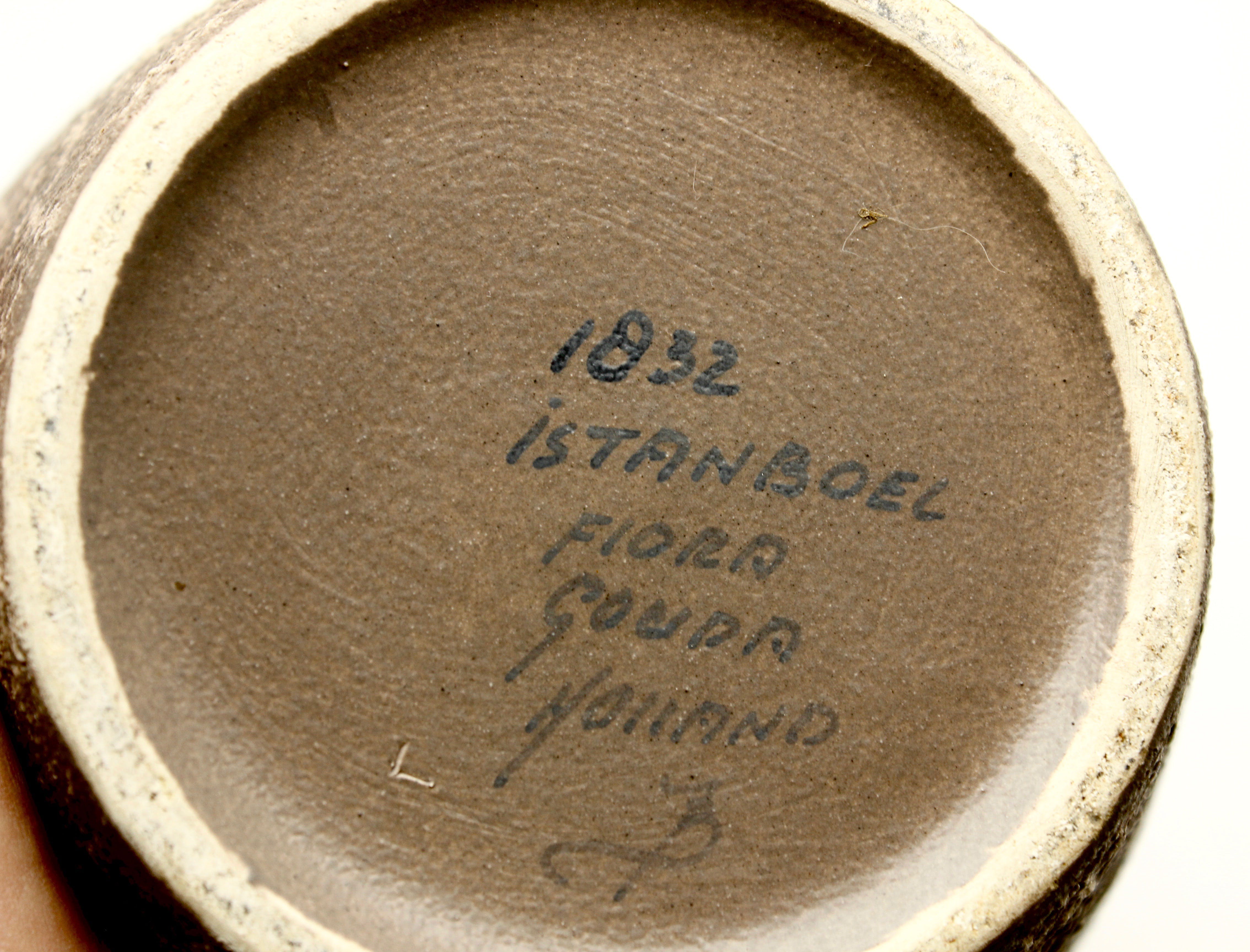 Plateelbakkerij Flora - polychrome vaas met decor 'Istanboel' 1968 kopen? Bied vanaf 19!