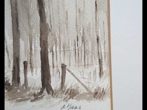Niet of onleesbaar gesigneerd - Aquarel landschap. kopen? Bied vanaf 10!
