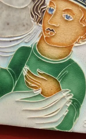 Charles Eyck - Religieus tegeltje kopen? Bied vanaf 1!