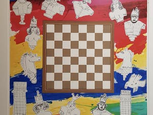 Corneille - Zeer grote kleurenlitho handgesigneerde gedateerd 1990 en genummerd 225/250 kopen? Bied vanaf 220!