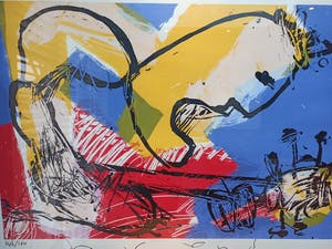 Herman Brood - Gitarist ( zeer groot ) kopen? Bied vanaf 695!