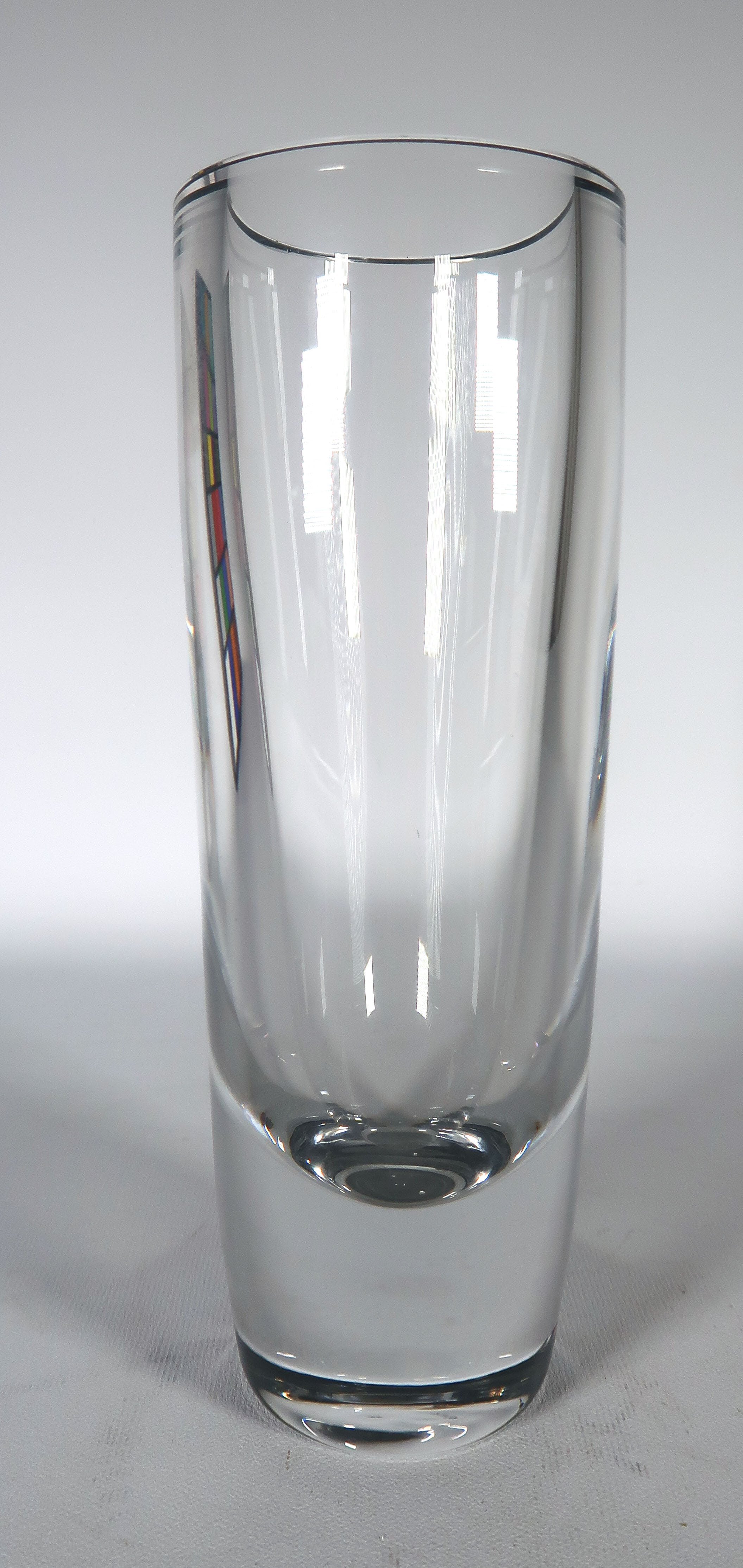 Skruf - Glas, Blanke ovalen vaas kopen? Bied vanaf 20!