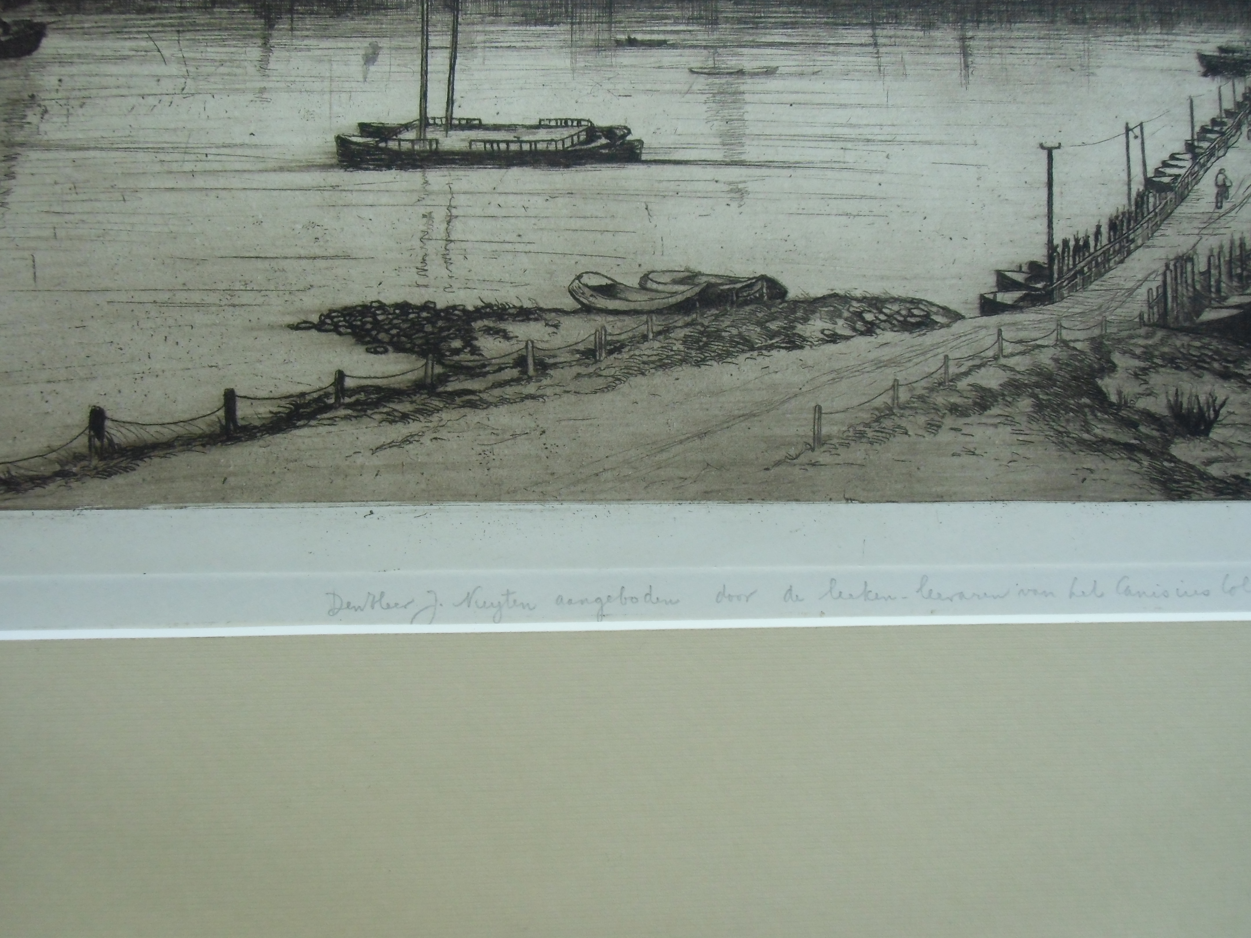 Eugene Lucker - GEZICHT OP NIJMEGEN /// ETS VAN EUGENE LÜCKER kopen? Bied vanaf 190!