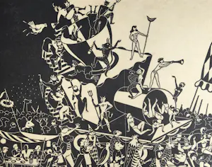 Gerd Arntz - Carnaval - Een verjongingsmolen - 1954/86 kopen? Bied vanaf 250!