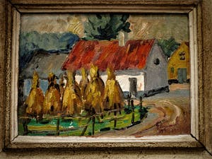 Niet of onleesbaar gesigneerd - Boeiend omstreeks 1930 geschilderd olieverf - gesigneerd Eduard kopen? Bied vanaf 1!