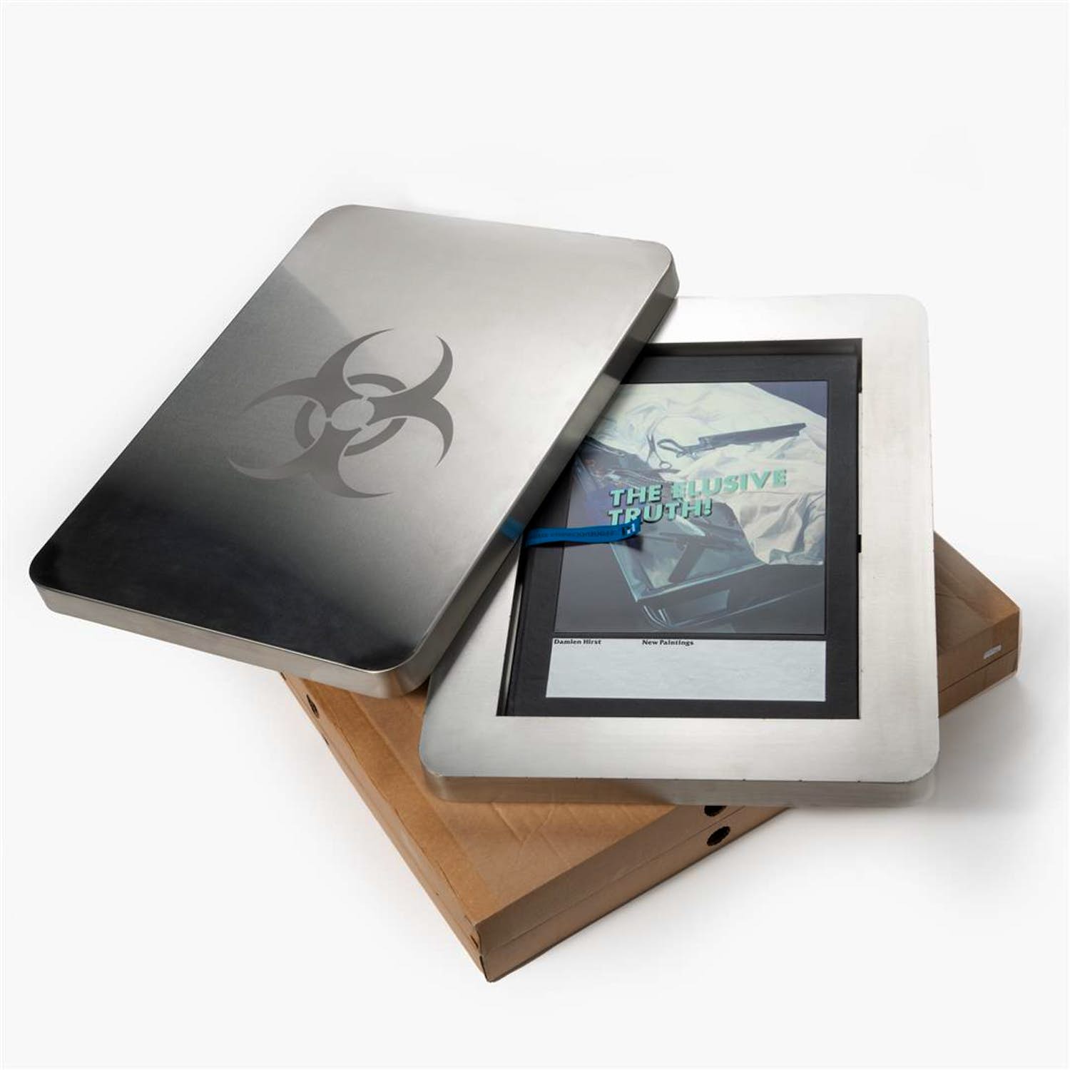 AcheterDamien Hirst - gesigneerd, The Elusive Truth, New Paintings, exclusieve uitgave in metalen box? Enchérissez de 1750!