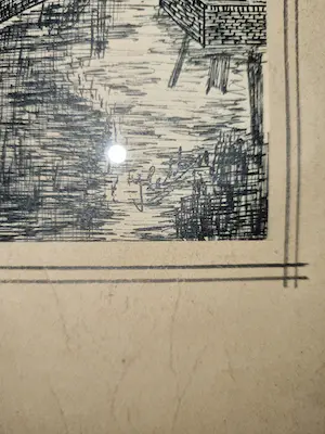 Niet of onleesbaar gesigneerd - Stadsaanzicht uit erfenis kopen? Bied vanaf 1!