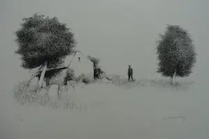 Metten Koornstra - KLEIN LANDSCHAP kopen? Bied vanaf 35!