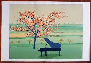 Jurjen Fontein - Tuinfeest, zeefdruk (groot) kopen? Bied vanaf 40!